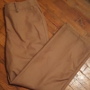 Ann Taylor slacks; camel colored; curvy fit